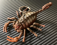 VINTAGE SCORPION ANIMAL KEYRING KEY RING FIGURE