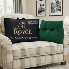 Velvet Armchair Wedge Support