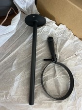 4” enamelled Matt black wall