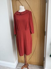 Hobbs Dress Size 14 - Red/Orange Colour