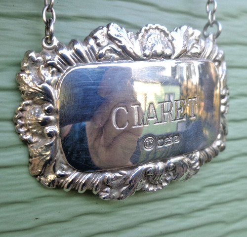 Claret decanter wine label - decanter,