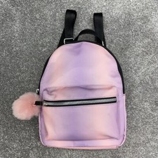 PURPLE PINK TIE DYE BACKPACK BAG MINI RUCKSACK CARRY SATIN Y2K