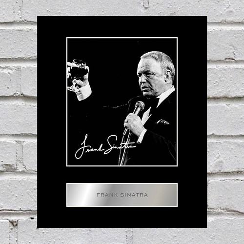 Frank sinatra signed - frank, mounted
