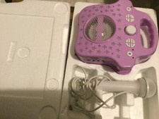 Daewoo Kids Karaoke Machine Portable With 2 Microphones Easy *Read description *