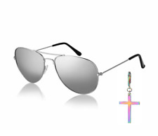 George Michael Faith Sunglasses And Cross Earring Wham Costume Rainbow Clip On