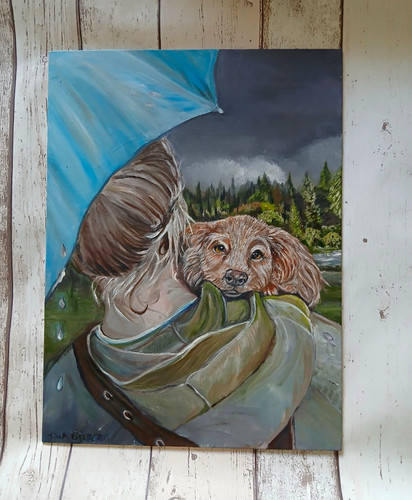 Original oil painting - original, on