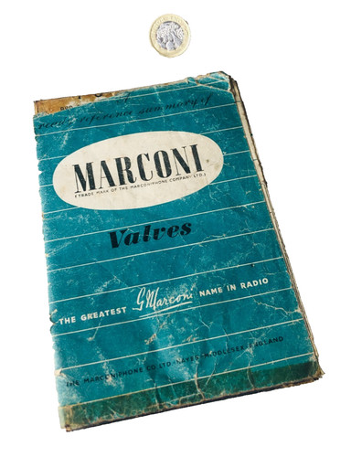 Marconi valves leaflet vintage - marconi,
