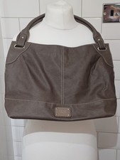 Nine west taupe faux leather handbag, Read
