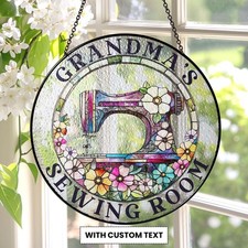 Sewing Machine Stained Glass