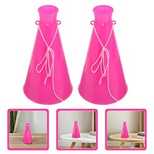 1 Pair Cheer Megaphone For Party Portable Plastic Horn Toy For Game Cheering