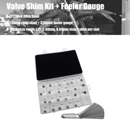 90mm valve shim - valve, feeler