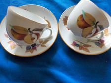 Royal Worcester Evesham - 2 Cups and Saucers