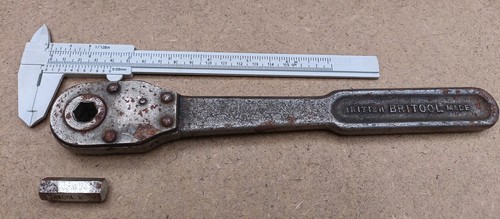 Britool vintage ratchet driver - britool,