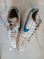RARE Vintage 1987 Nike Wimbledon Vintage Tennis Leather Sneakers Shoes UK 11