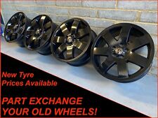 Genuine 20" Range Rover 7 Spoke Black Alloy Wheels To Fit VW Transporter T5 T6