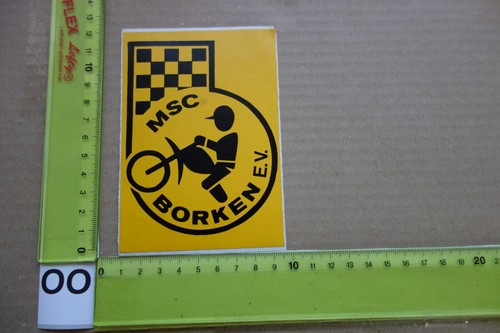 Old sticker motorcycle moped - old,