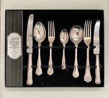 7 Piece Dinner Set Silver