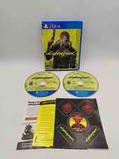 Cyberpunk 2077 Sony PlayStation 4 PS4 Game 2020 US Version 2 Disc Set Manuals 