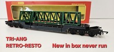 Tri-ang Hornby R242 B.R. Trestrol Wagon With Two Girder Load  Boxed A1 MINT 