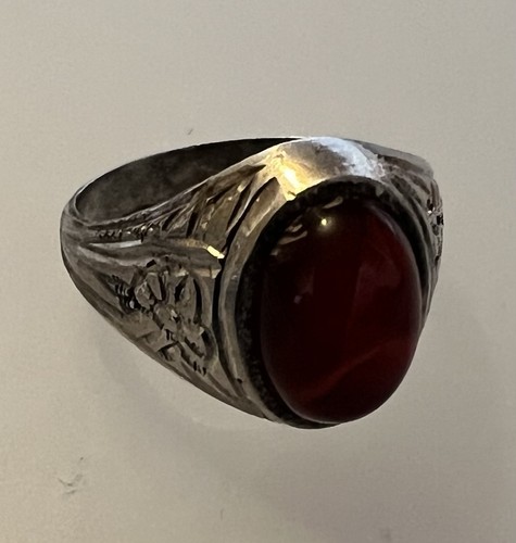 Old silver ring - silver,