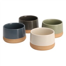Set of 4 Stoneware Snack