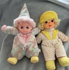 Unusual Vintage 1980s Soft Body Dolls . Cute . VGC