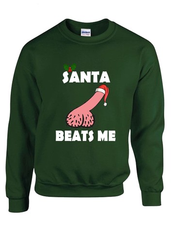 Santa beats novelty rude - santa, me