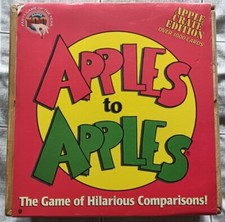 OUT OF THE BOX : Apples to Apples - Crate Edition In A Wooden Box Card Game 