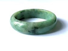 Vintage Jade Bangle For Small Wrists 55mm Diameter Jade Bangle 66.52g
