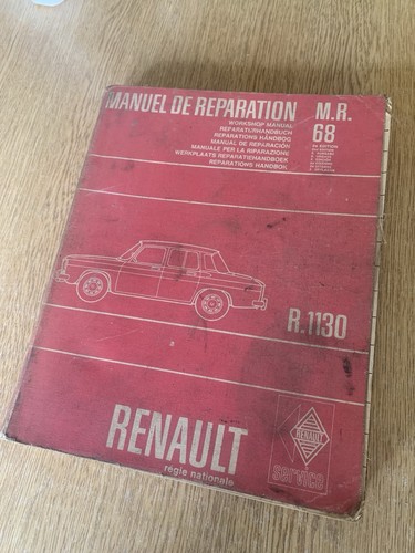 Renault 1130 workshop - 1130,