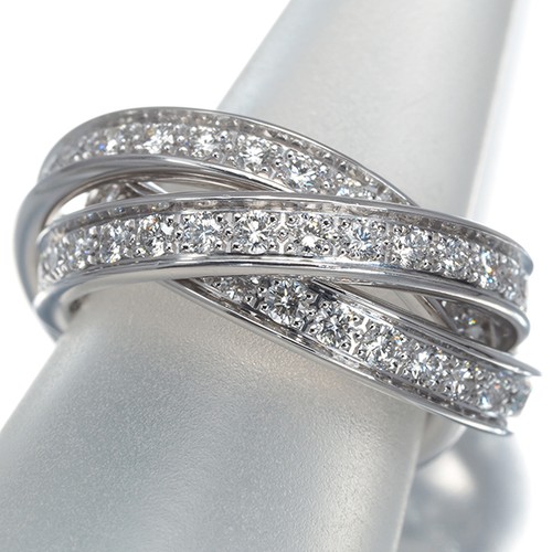 Auth cartier ring - cartier, diamond
