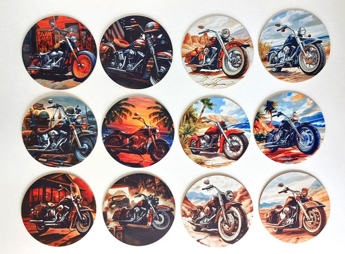 Set round coasters - of, with