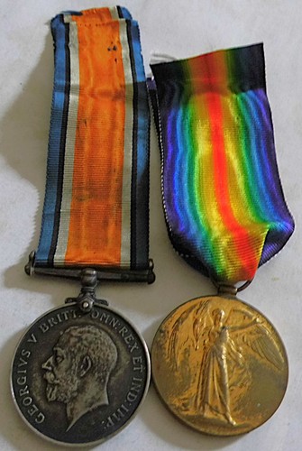 Ww1 pair pte pine - ww1,