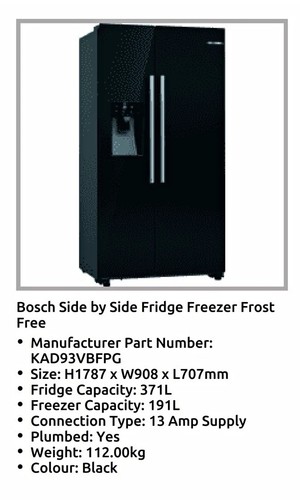 Bosch kad93vbfpg black - bosch,
