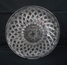 Italian glass large cake plate - Bormioli Rocco - 31 cm (12.25") di'r