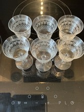 Pall Mall Glasses Set Of 6 Unused Lady Hamilton Sherry/port