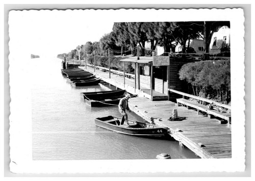 1950 photo river fishing - 1950's,
