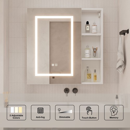 Wall mounted led bathroom - wall,