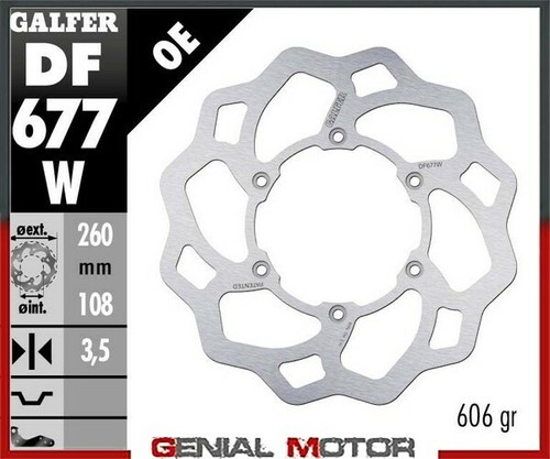 Galfer front brake disc - galfer, wave