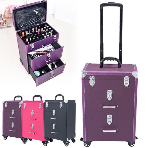 Large makeup trolley case - makeup,
