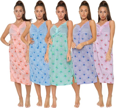 Ladies strappy night dress - night,