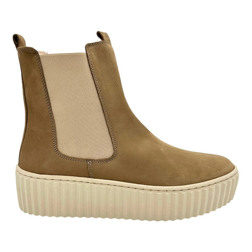 Gabor camel nubuck platform