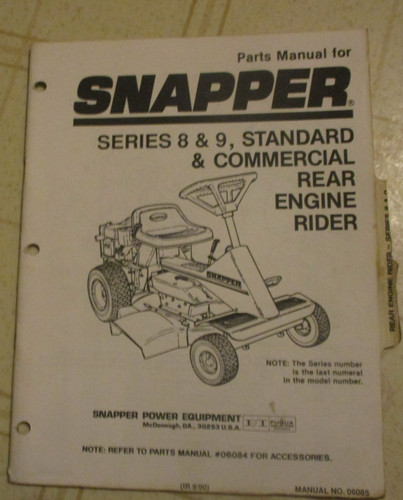 Snapper series 9 rear - series,