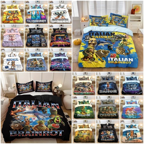 Italian brainrot duvet - italian, 3d