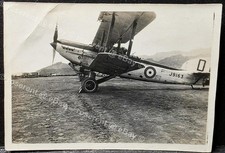 1930 Aden No 8 Sqn - Fairey F III serial J9163 - original photo 9 by 6cm
