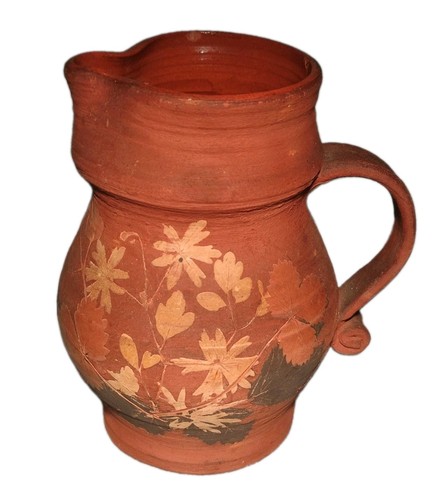 Studio pottery rustic jug - pottery,