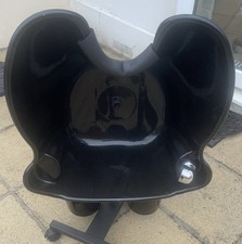 Portable Mobile Salon Basin, Deep Shampoo Sink, Height Adjustable Tilt Angle