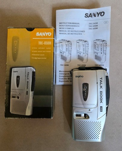 Sanyo trc 650m - talk, book
