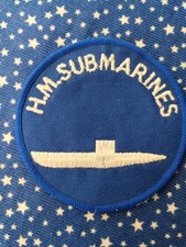 Vintage HM Submarines Embroidered Patch