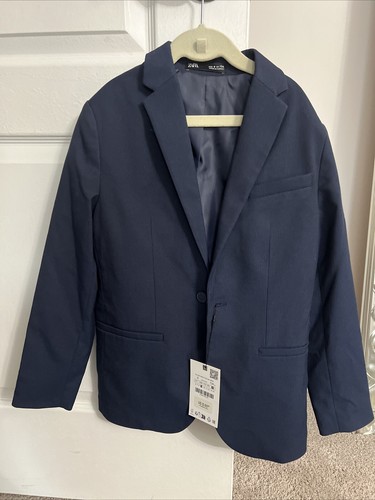 Zara boys suit blazer navy - zara,